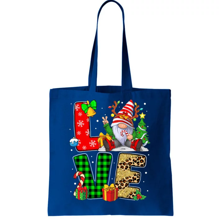 Gnome Family Christmas Cute Gift For Love Gnome Cute Gift Tote Bag