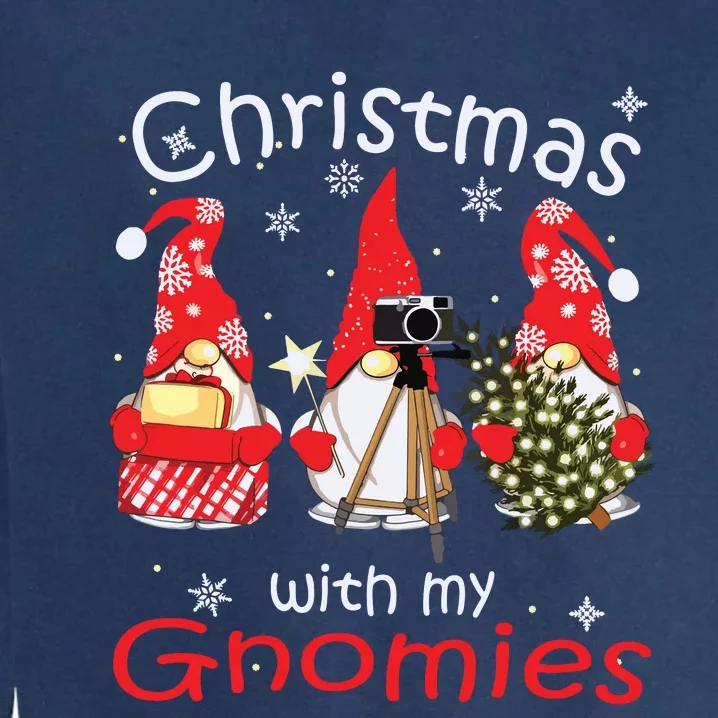 Gnome Family Christmas Gnomies Xmas Garment-Dyed Sweatshirt