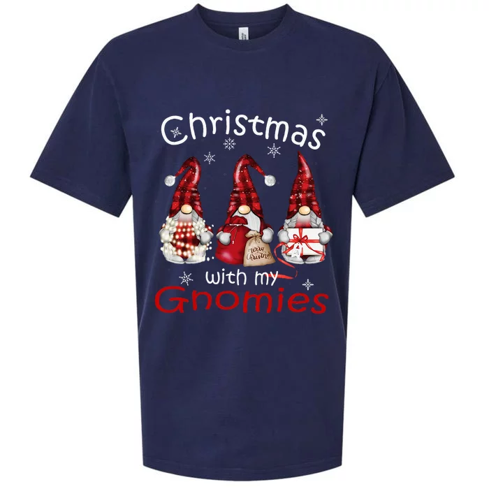 Gnome Family Christmas For Buffalo Plaid Sueded Cloud Jersey T-Shirt