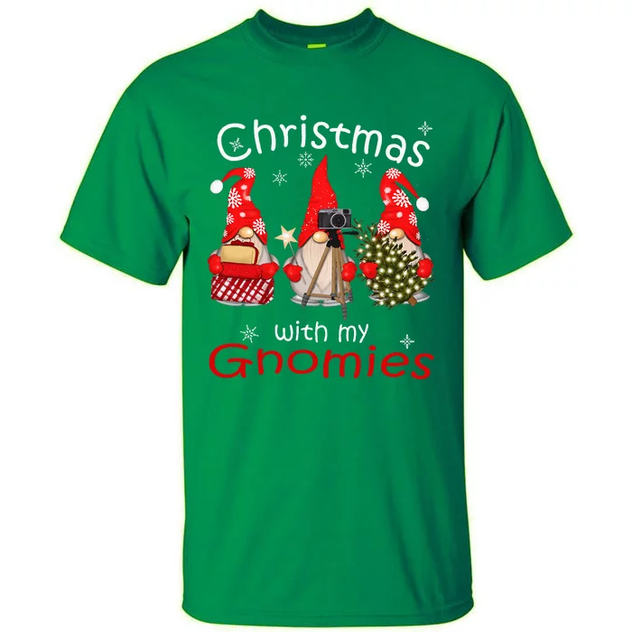 Gnome Family Christmas For Gnomies Xmas Tall T-Shirt