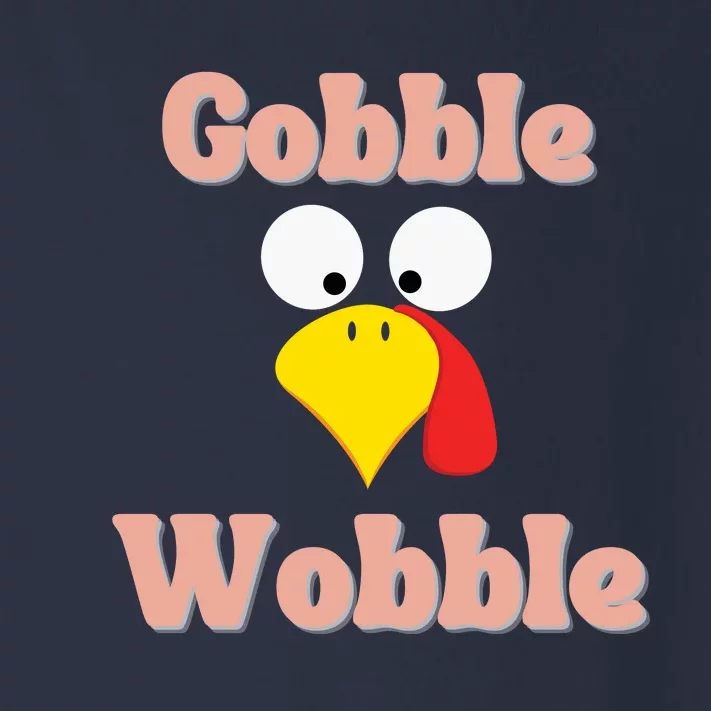 Gobble Funny Cute Turkey Face Cute Turkey Family Thanksgiving Thanksgivings Toddler Long Sleeve Shirt