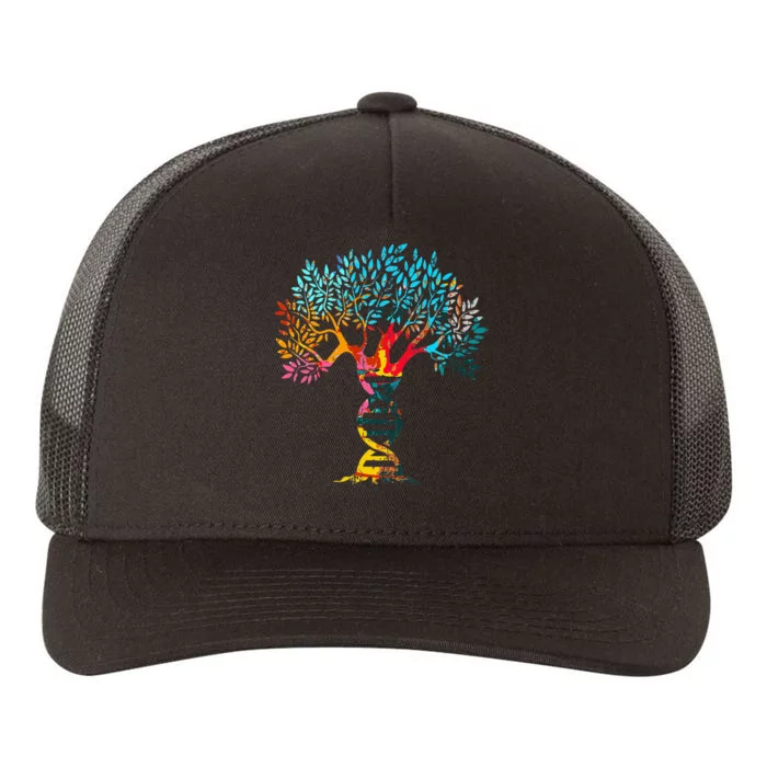 Genealogist Family Dna Lineage Researcher Genealogy Tree Yupoong Adult 5-Panel Trucker Hat