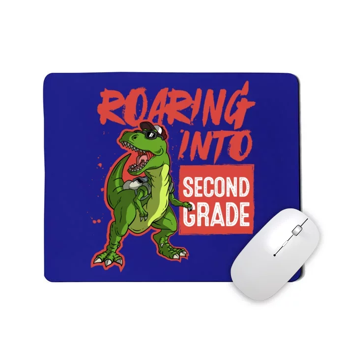 Gift For Dinosaur Roaring Into Second Grade Great Gift Mousepad