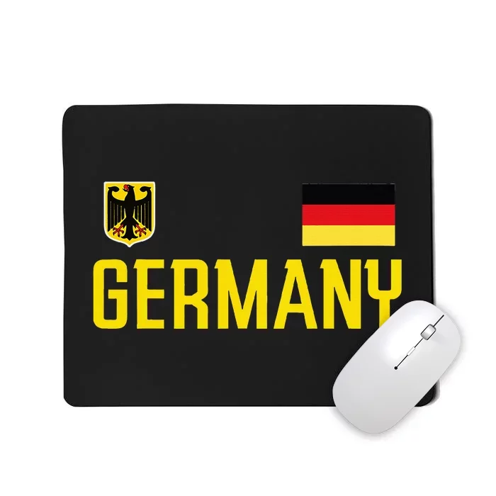 Germany Flag Deutschland Football Soccer Fan Mousepad