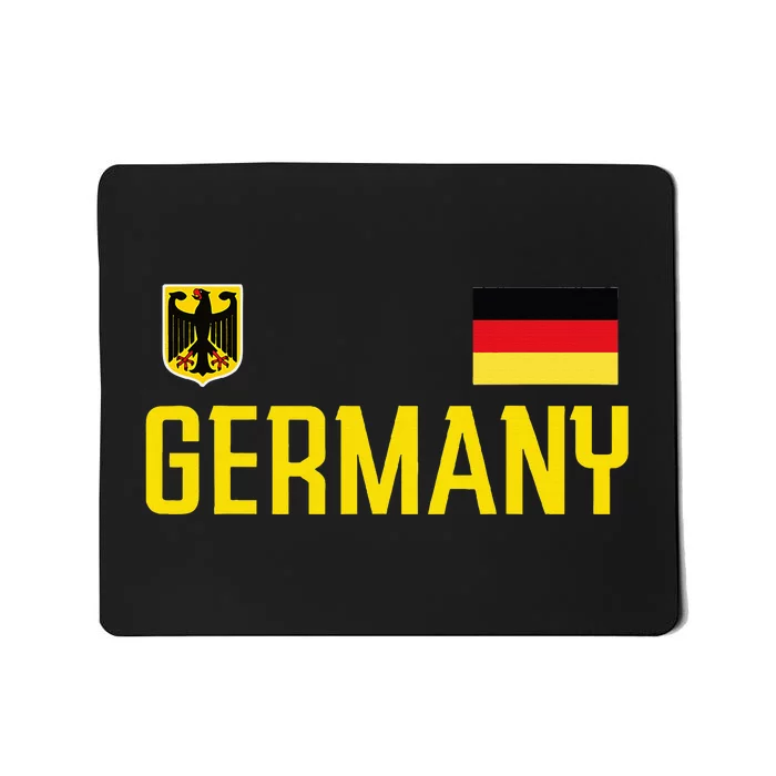 Germany Flag Deutschland Football Soccer Fan Mousepad