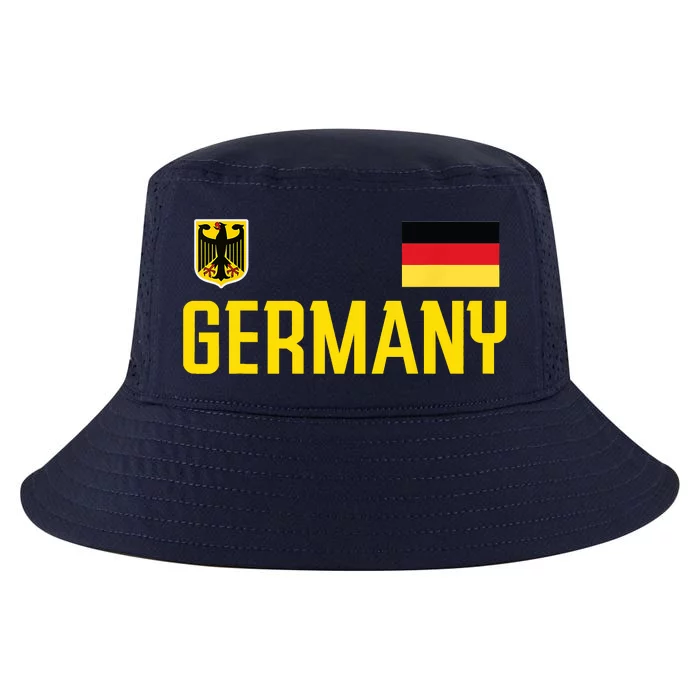 Germany Flag Deutschland Football Soccer Fan Cool Comfort Performance Bucket Hat