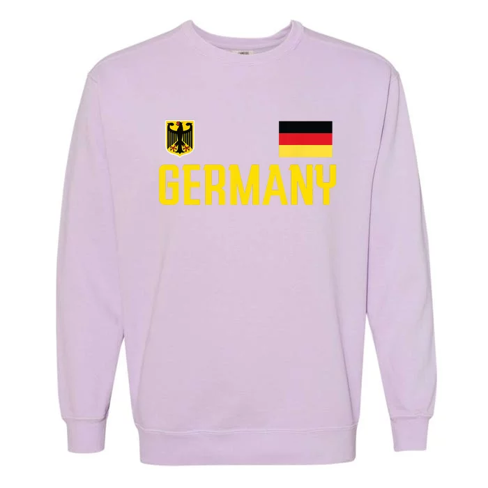 Germany Flag Deutschland Football Soccer Fan Garment-Dyed Sweatshirt