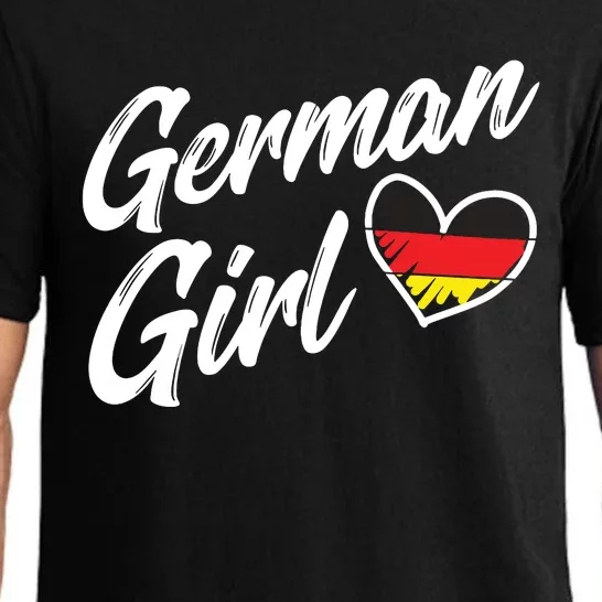 Germany Funny Deutschland Flag German Girl German Roots Pajama Set