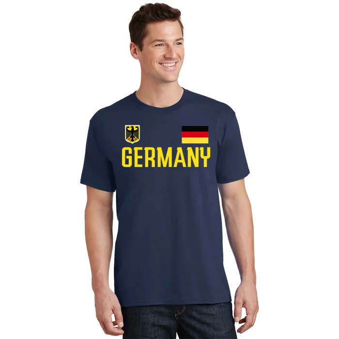 Germany Flag Deutschland Football Soccer Fan T-Shirt