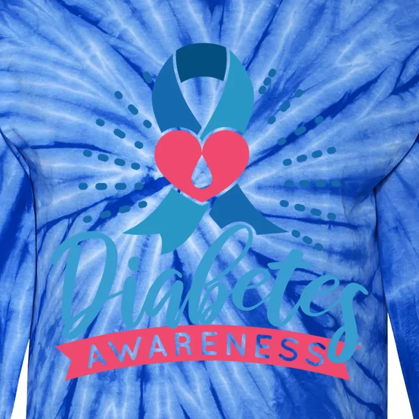 Gifts For Diabetics Diabetes Awareness Great Gift Tie-Dye Long Sleeve Shirt