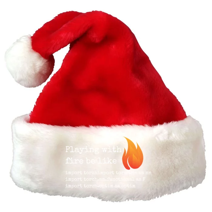 Gift For Deep Learning With Pytorch And Python Programmers Funny Gift Premium Christmas Santa Hat