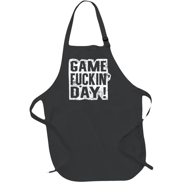 Game Fuckin Day Full-Length Apron With Pocket