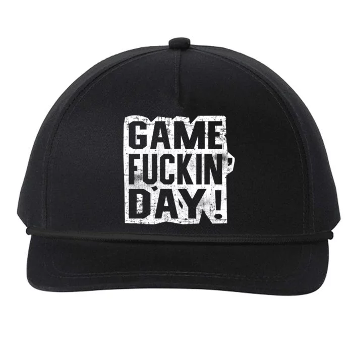 Game Fuckin Day Snapback Five-Panel Rope Hat