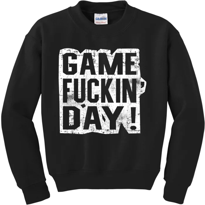 Game Fuckin Day Kids Sweatshirt