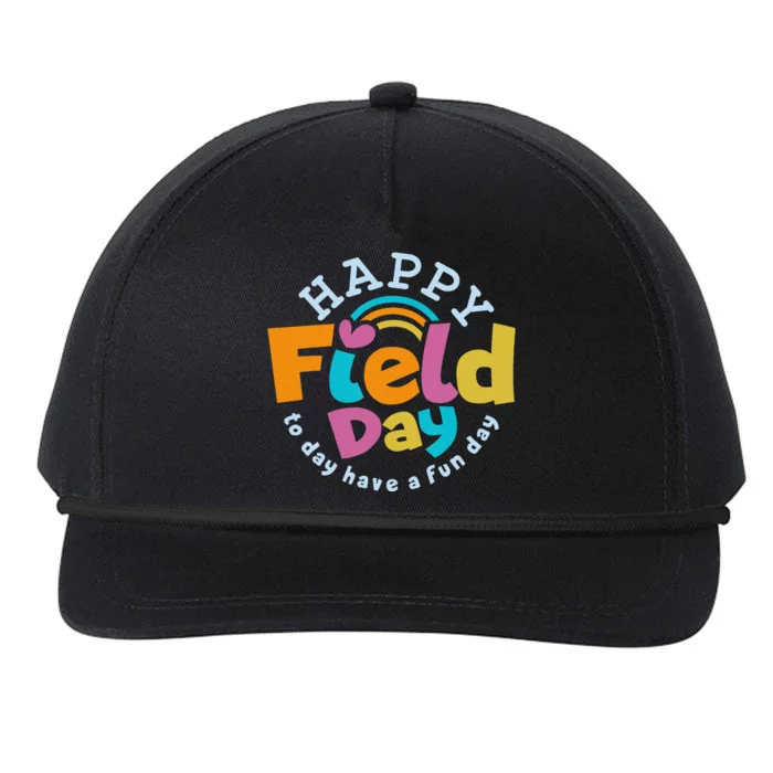 Groovy field day dismissed fun day start begins Snapback Five-Panel Rope Hat