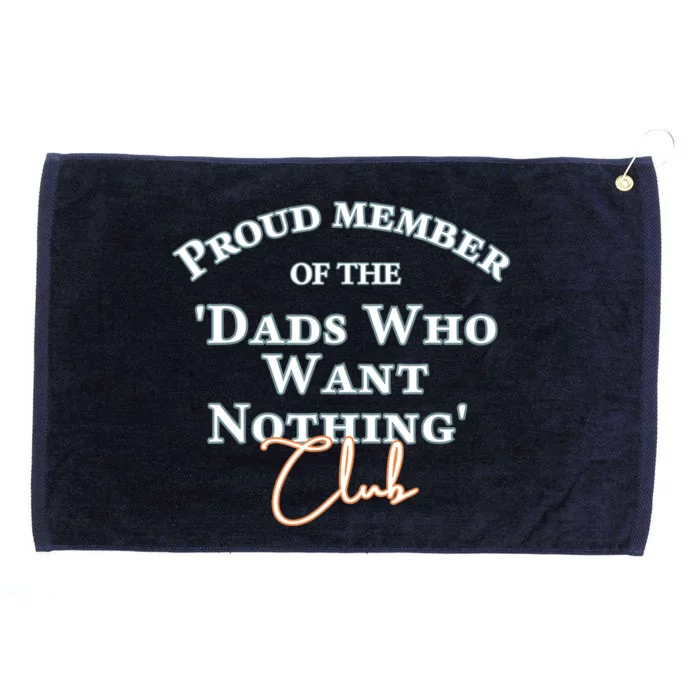 Gifts For Dad Who Wants Nothing Fathers Day Funny Tee Grommeted Golf Towel