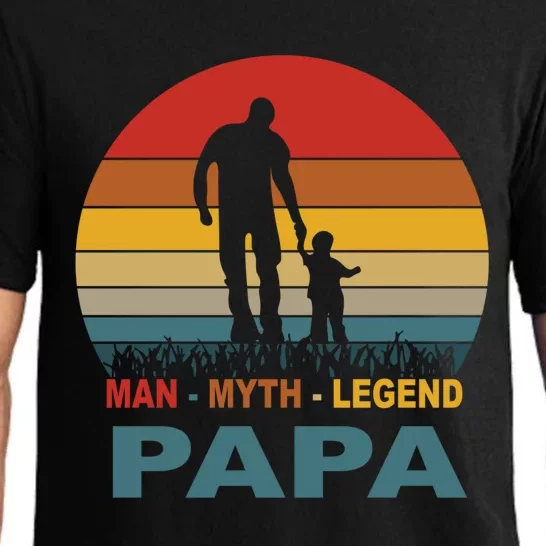 Gif For Dad The The Myth The Legend Gift Funny Gift Pajama Set