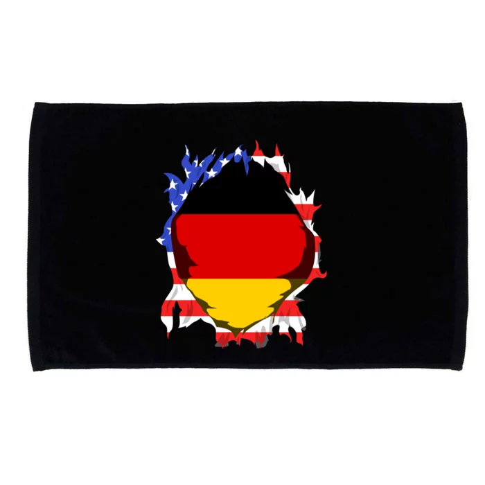 Ger Flag Deutschland Heritage Pride Gery Oktoberfest Gift Microfiber Hand Towel