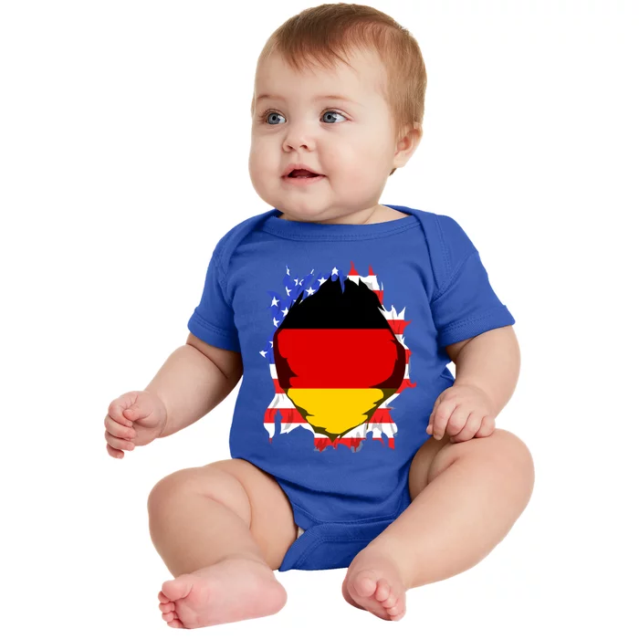 Ger Flag Deutschland Heritage Pride Gery Oktoberfest Gift Baby Bodysuit