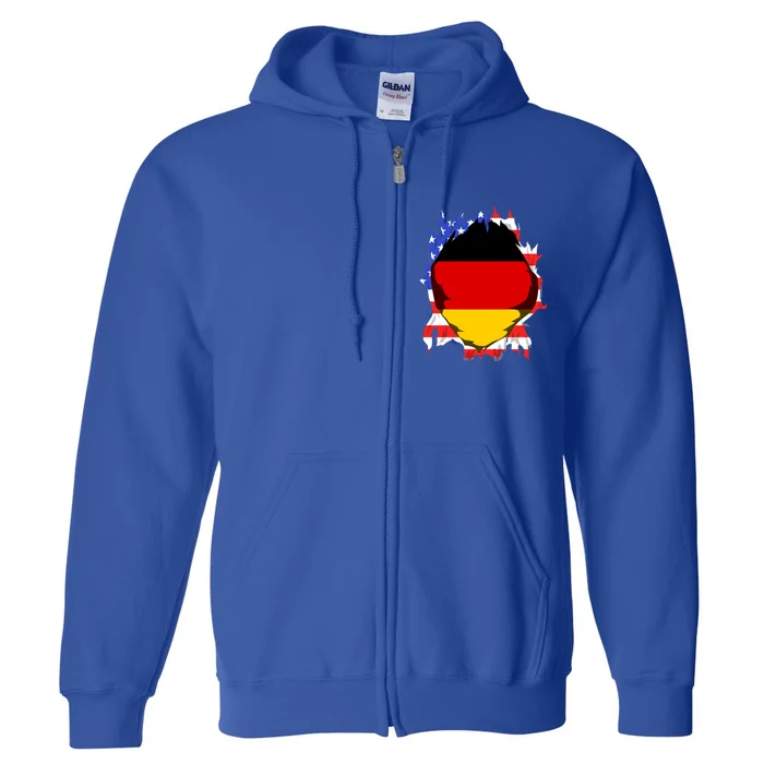 Ger Flag Deutschland Heritage Pride Gery Oktoberfest Gift Full Zip Hoodie