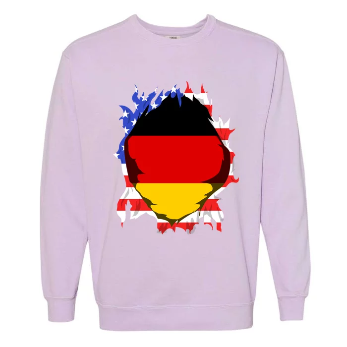 Ger Flag Deutschland Heritage Pride Gery Oktoberfest Gift Garment-Dyed Sweatshirt