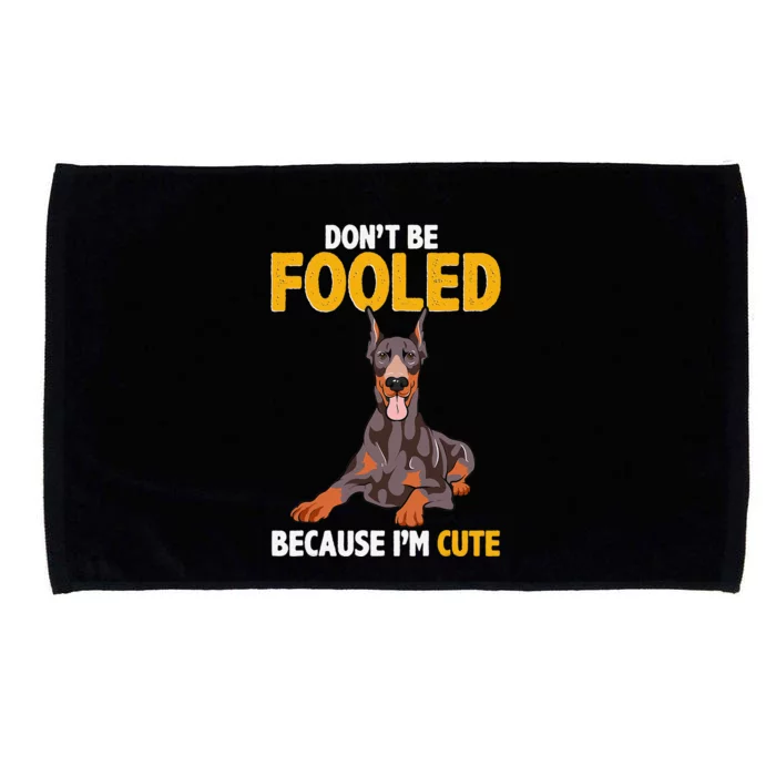 Gift for Dobie Doberman Pinscher Sayings Microfiber Hand Towel