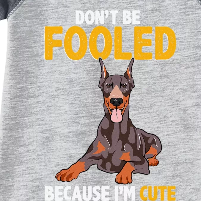 Gift for Dobie Doberman Pinscher Sayings Infant Baby Jersey Bodysuit