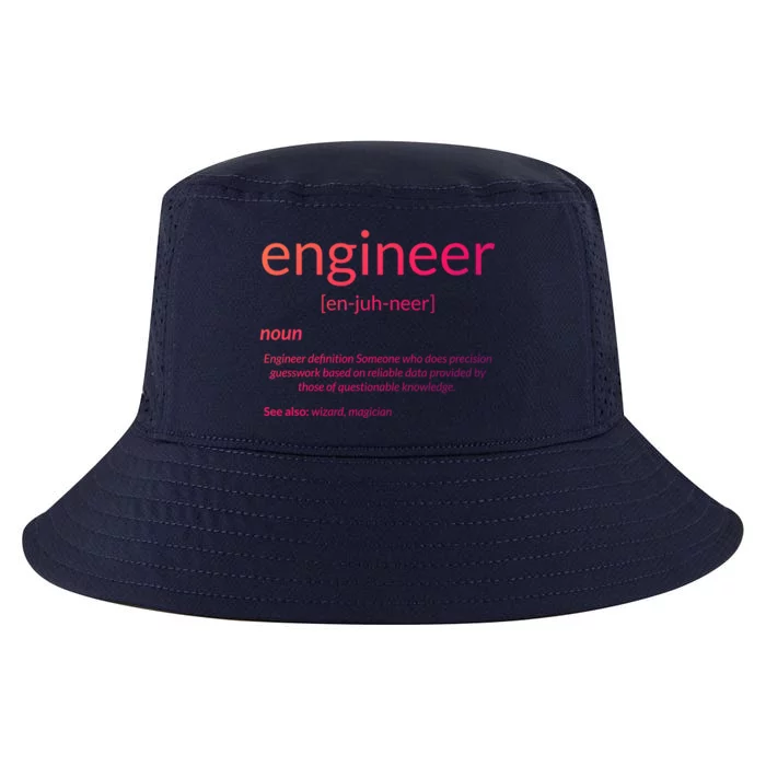 Gift For Engineer College Major Engineer Definition Gift Cool Comfort Performance Bucket Hat