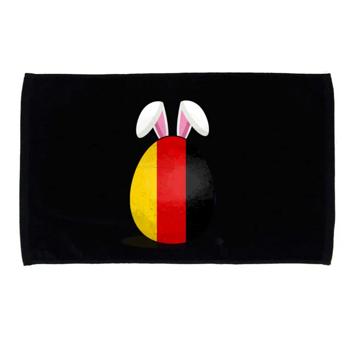 Gery Flag Egg Bunny Ears Ger Easter Sunday Cool Gift Microfiber Hand Towel