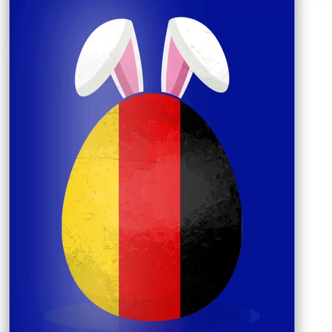 Gery Flag Egg Bunny Ears Ger Easter Sunday Cool Gift Poster