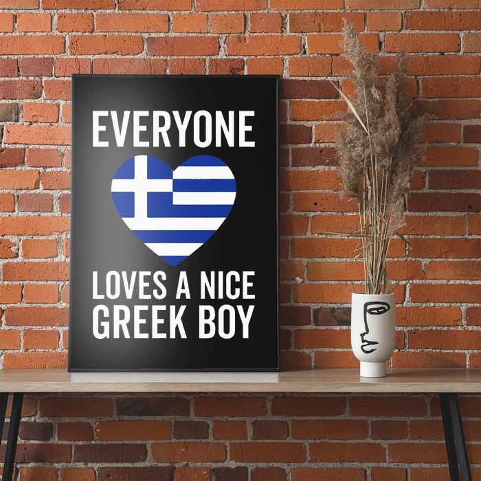 Greece Flag Everyone Loves A Nice Greek Poster