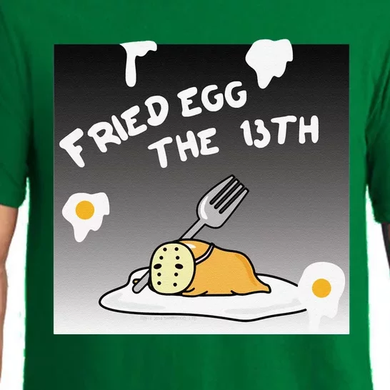 Gudetama Fried Egg The 13th Halloween Pajama Set