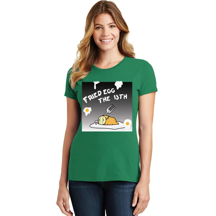 Gudetama Fried Egg The 13th Halloween Women's T-Shirt