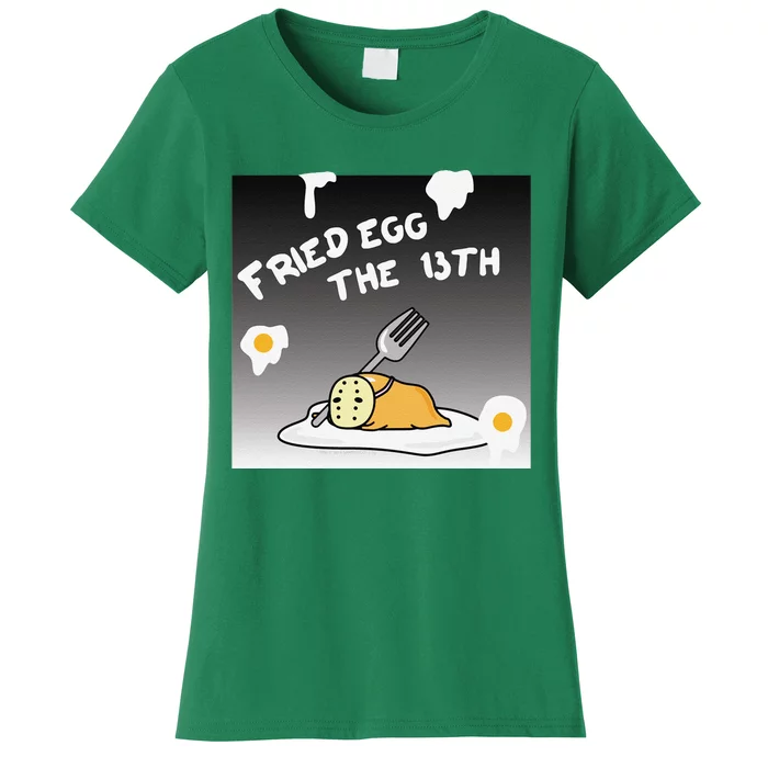 Gudetama Fried Egg The 13th Halloween Women's T-Shirt