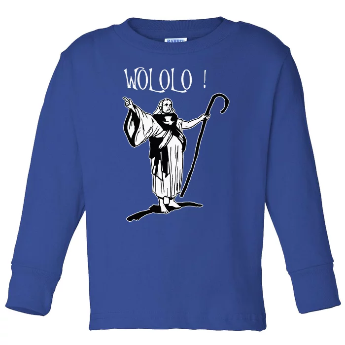 Geek For Empire Game Fans Monk Age Wololo Toddler Long Sleeve Shirt