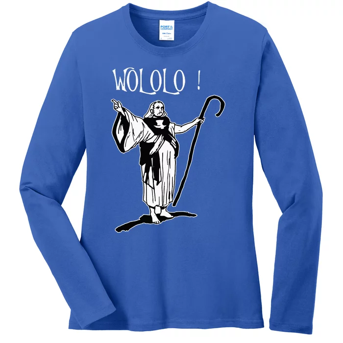 Geek For Empire Game Fans Monk Age Wololo Ladies Long Sleeve Shirt