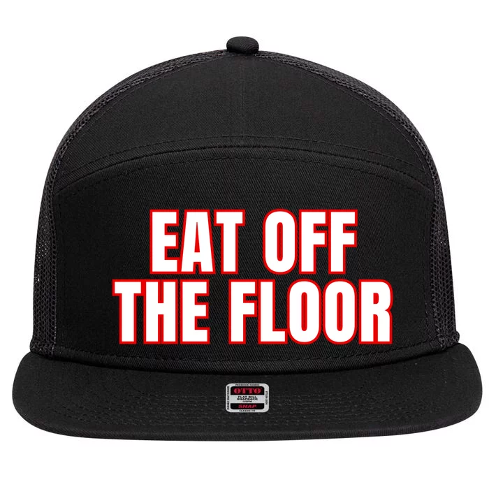 Georgia Football Eat Off The Floor 7 Panel Mesh Trucker Snapback Hat