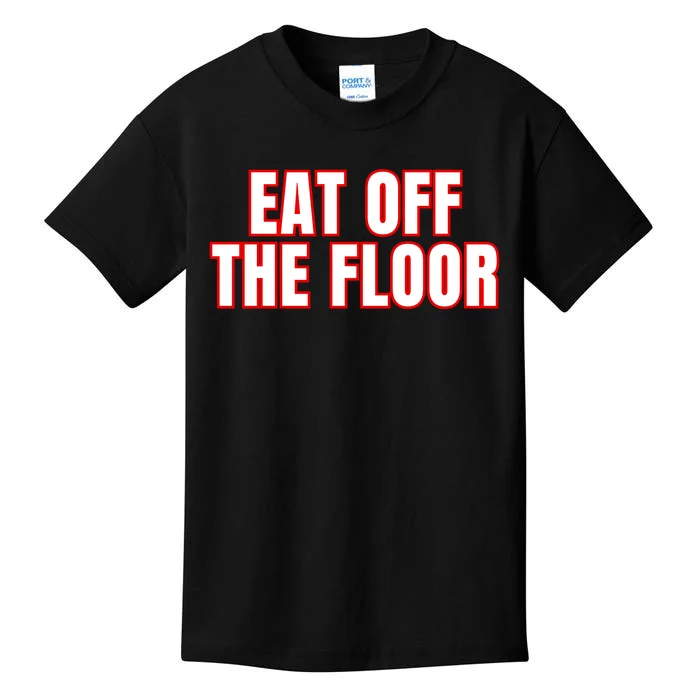 Georgia Football Eat Off The Floor Kids T-Shirt