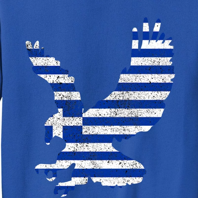 Greek Flag Eagle Patriotic Funny Gift Sweatshirt