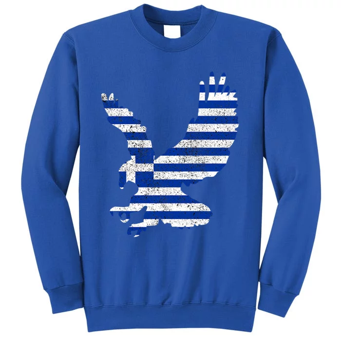 Greek Flag Eagle Patriotic Funny Gift Sweatshirt