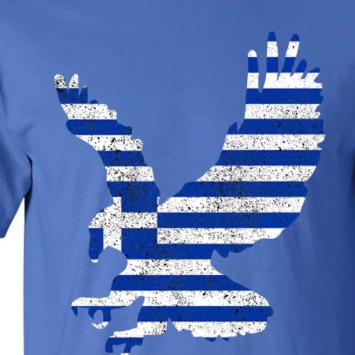 Greek Flag Eagle Patriotic Funny Gift Tall T-Shirt