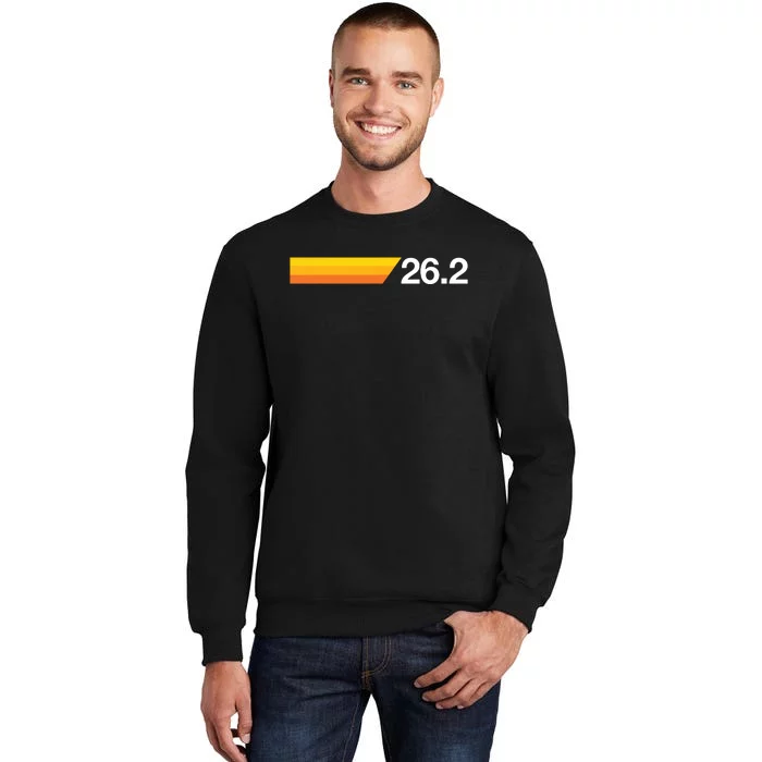 Gift For First Marathon 262 Marathoner Retro Runner Sweatshirt