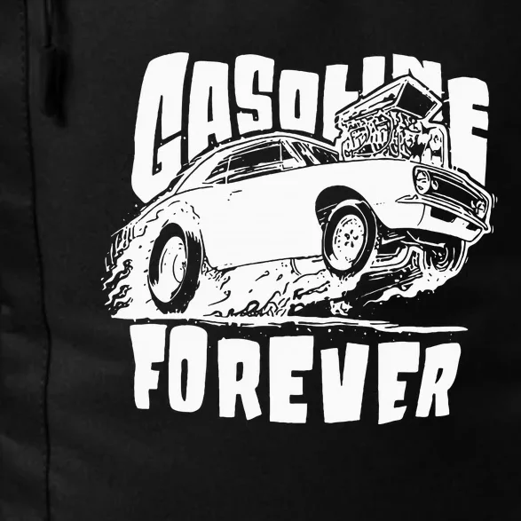 Gasoline Forever Funny Gas Cars Daily Commute Backpack