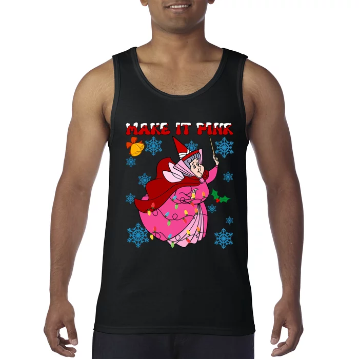 Good Fairy Flora Make It Flora Christmas Lights Tank Top