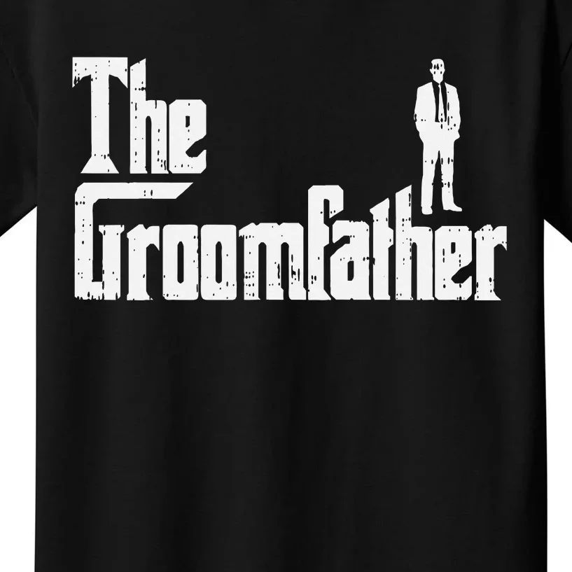 Groom Father Funny Wedding Party Rehearsal Dinner Dad Kids T-Shirt