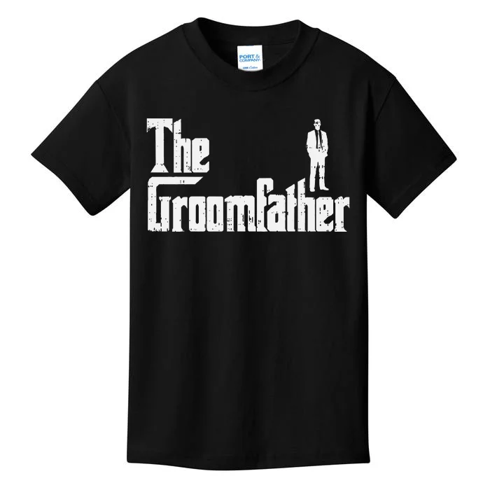 Groom Father Funny Wedding Party Rehearsal Dinner Dad Kids T-Shirt