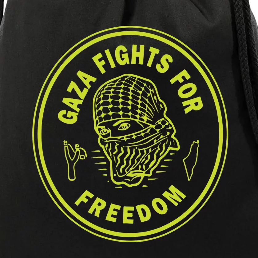 Gaza Fights For Freedom Drawstring Bag