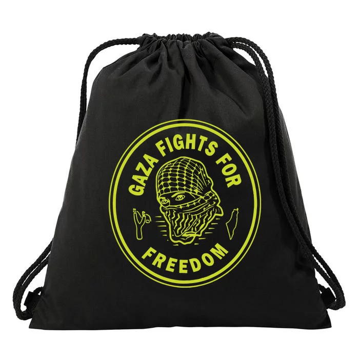 Gaza Fights For Freedom Drawstring Bag