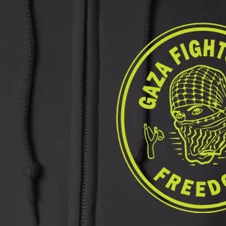 Gaza Fights For Freedom Full Zip Hoodie