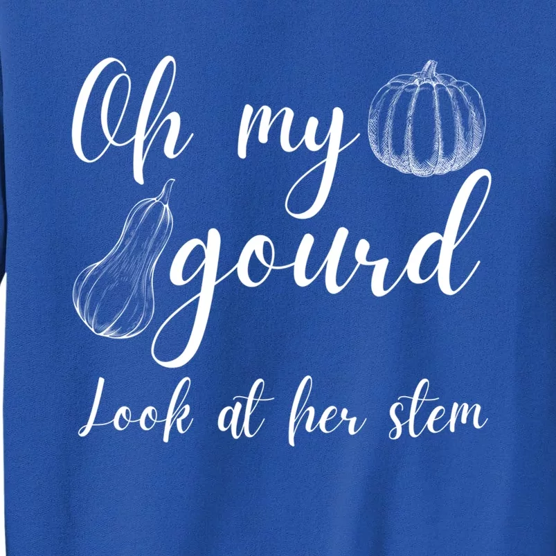 Gourd Funny Fall Pun Oh My Gourd Great Gift Sweatshirt